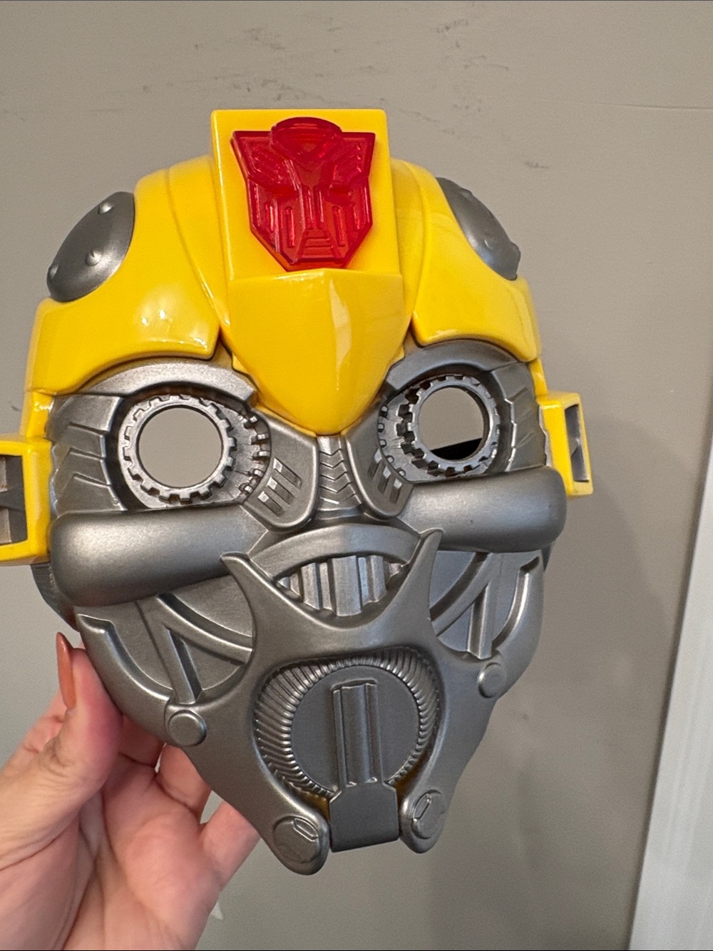 Transformers Bumblebee Costume boys 3T-4T with light up mask - Picture 2 of 6